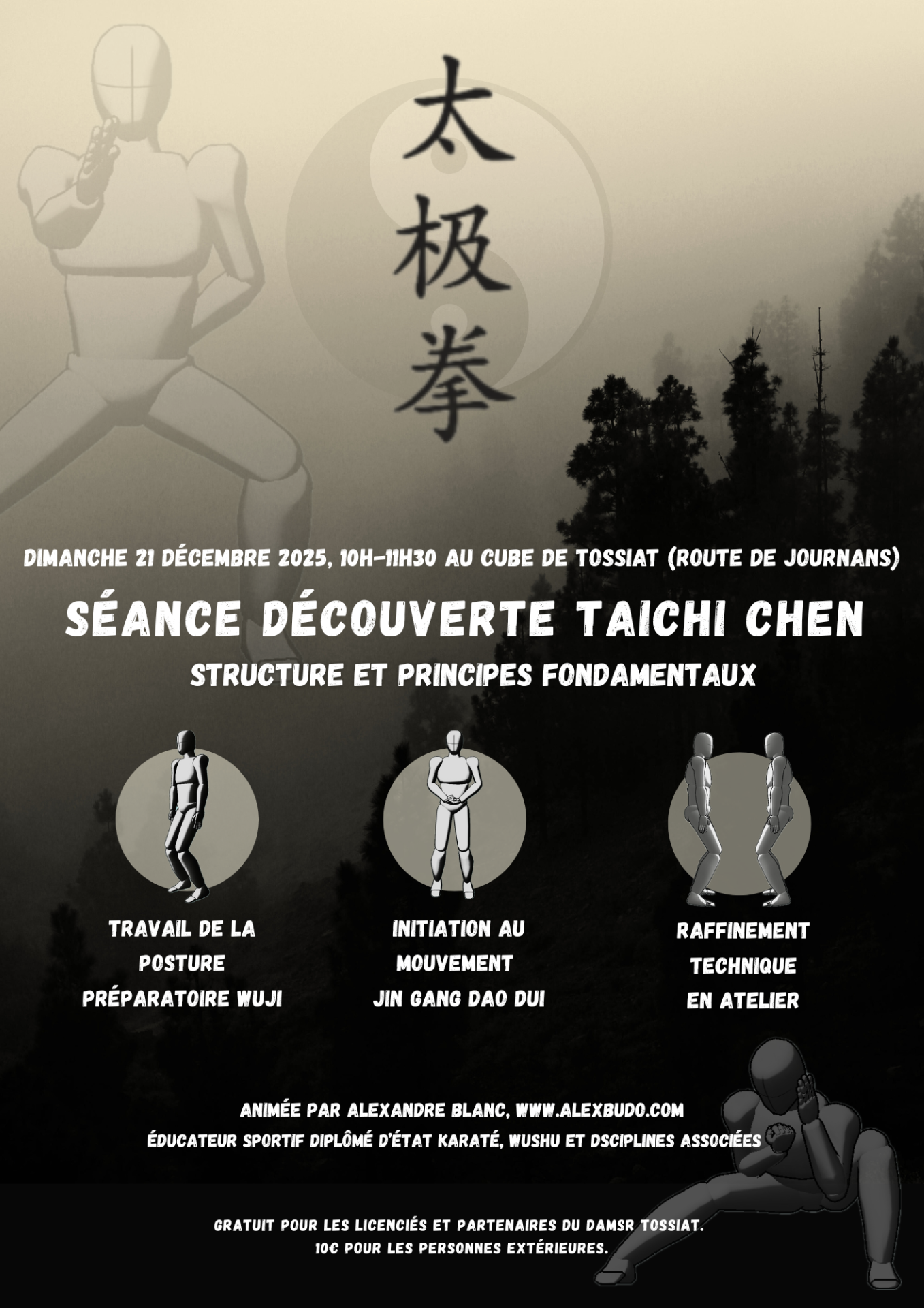 1 séance découverte taichi !